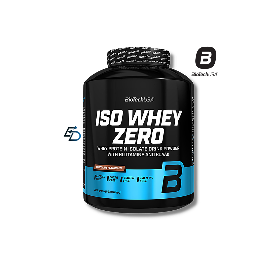 Biotech Iso Whey Zero 908 gr Proteine Isolate Siero del Latte senza Glutine  + SHAKER