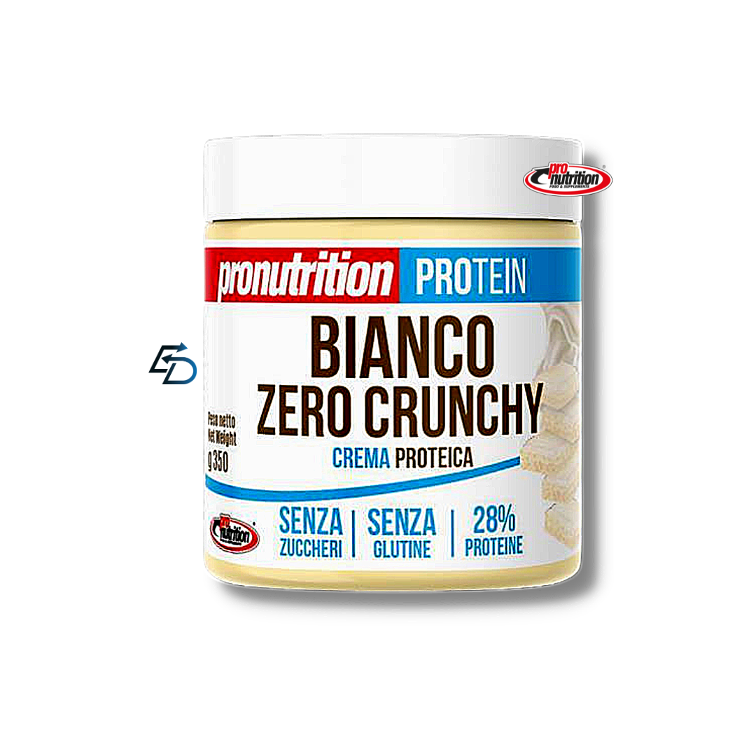 Pro Nutrition Crema Bianco Crunchy Zero 350 Gr Proteica Senza Zucche Edintegra